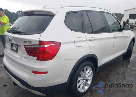 2016 BMW X3 xDrive28I from USA, damaged, VIN 5UXWX9C52G0D95120